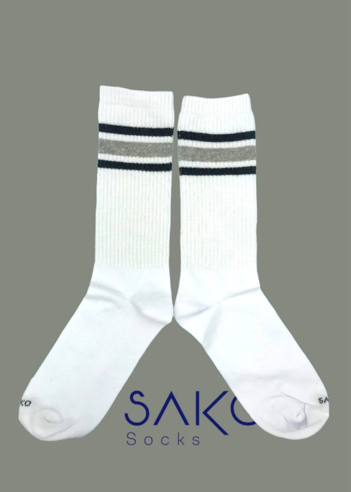 White - black-grey