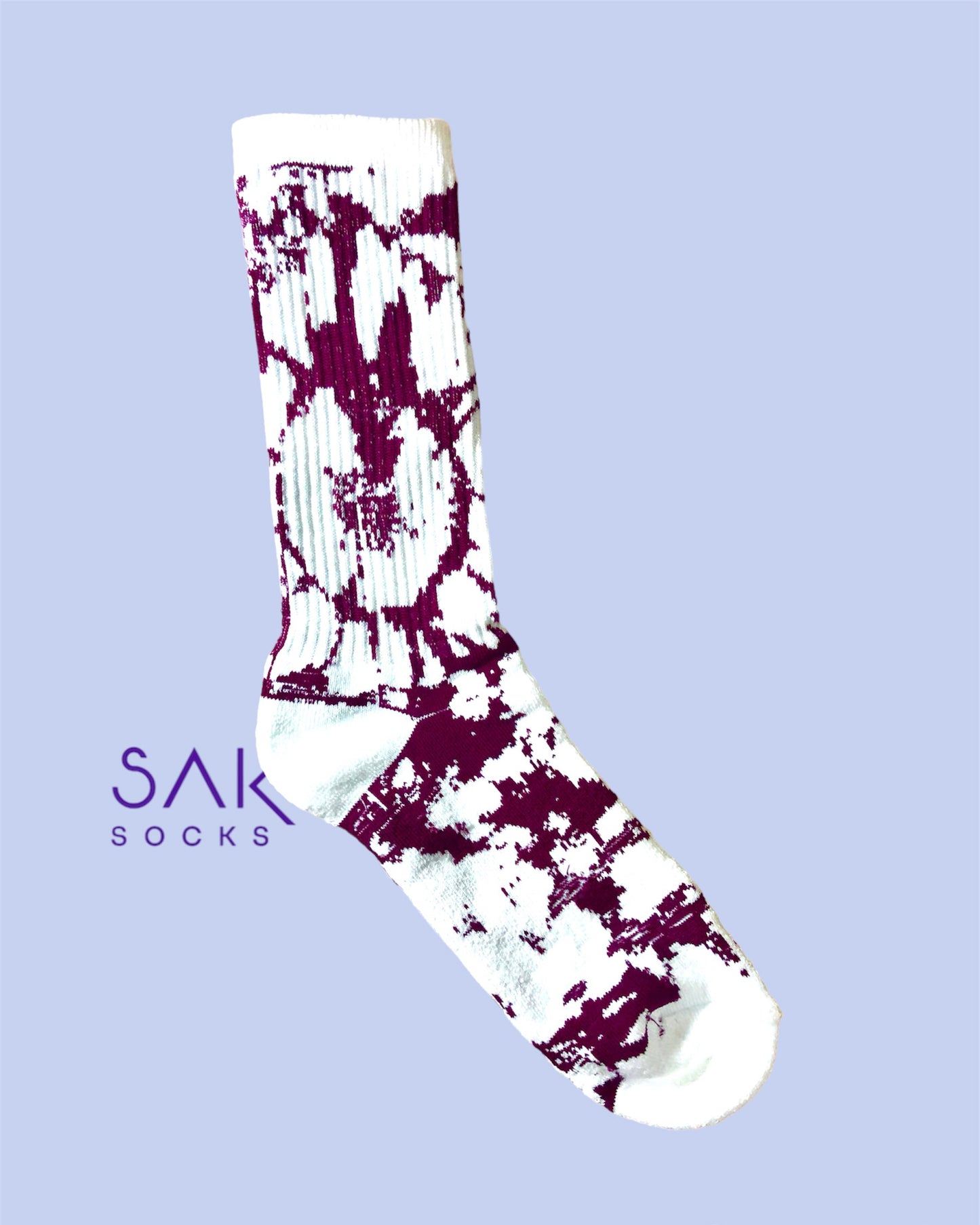 White - Burgandy