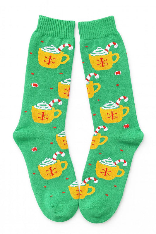 Christmas Pattern 1 (full towel socks)