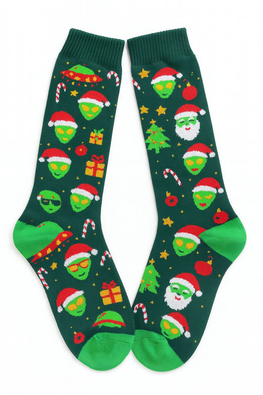Christmas Pattern 3 (full towel socks)