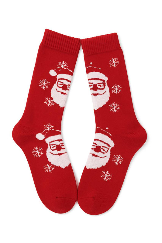 Christmas pattern 4 (full towel socks)