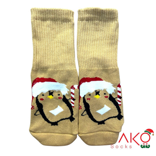 Home towel bottom socks - penguin