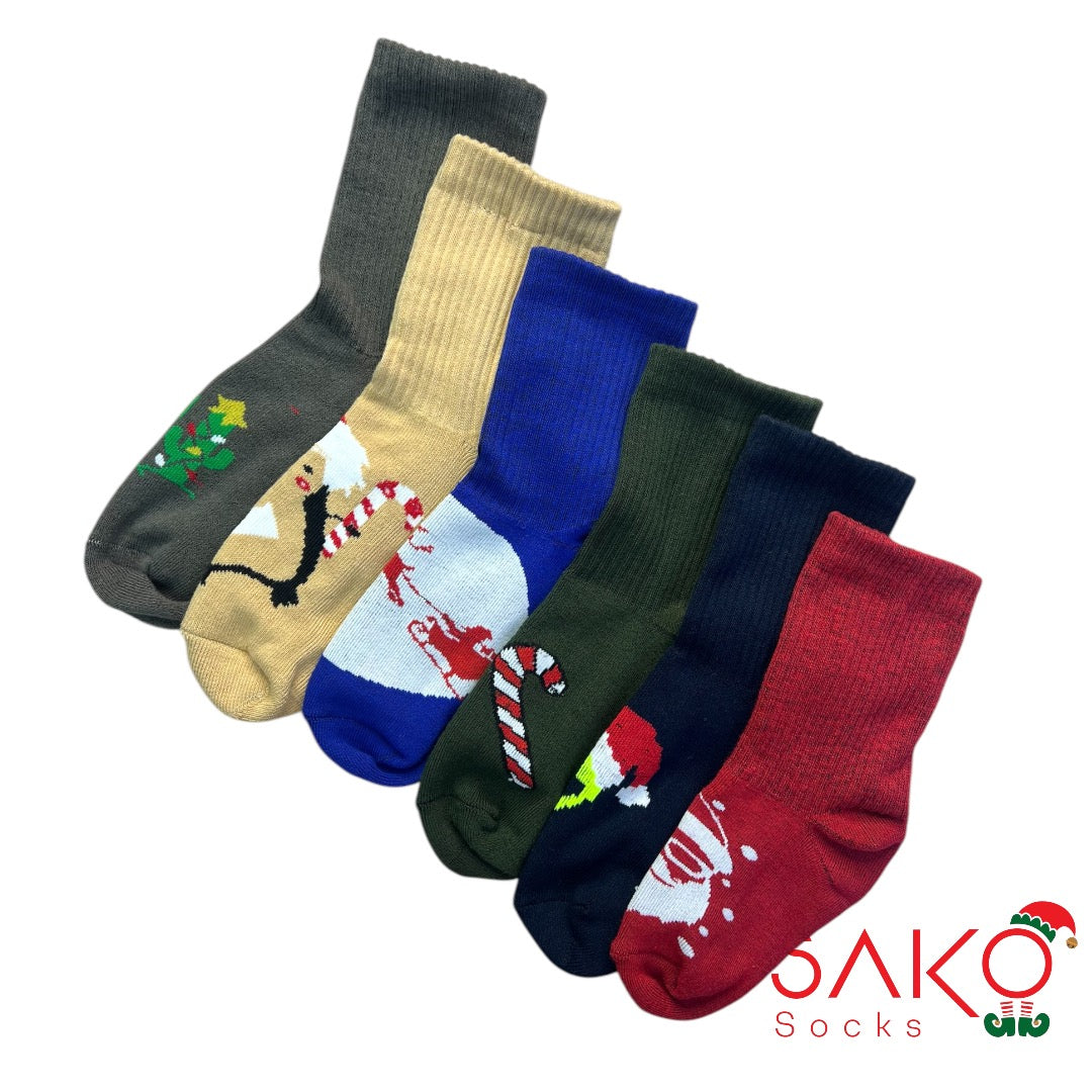 Home towel bottom socks box - christmas