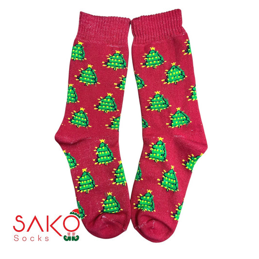 Christmas Pattern 6 (full towel socks)
