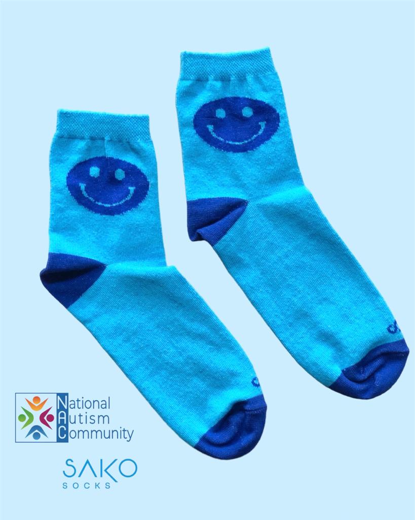 Bleu Smiley Middle